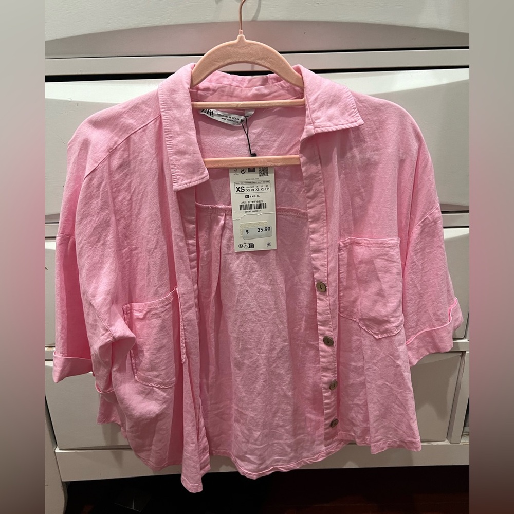 ZARA PINK SHIRT